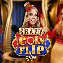 Crazy Coin Flip logo – Live Casino by Evolution at CasinOK