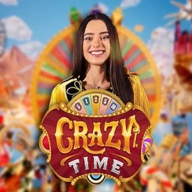 Crazy Time slot visual from Evolution available on casinok.ca