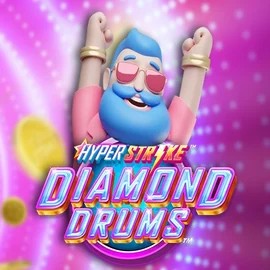 Hyper Strike Diamond Drums logo by Gameburger Studios at CasinOK