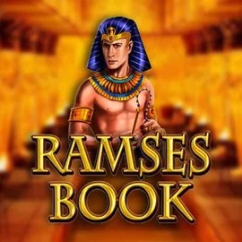 Ramses Book slot logo by Gamomat at CasinOK Casino